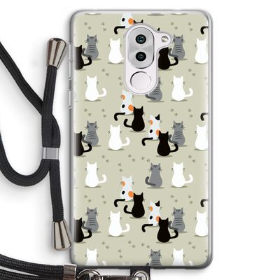Katten: Honor 6X Transparant Hoesje met koord