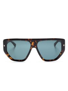 DSQUARED2 EYEWEAR lunettes de vue Hype à monture pilote - Marron