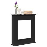 VidaXL Haardombouw 75x20x87,5 cm bewerkt hout zwart