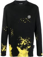 Plein Sport t-shirt à effet taches de peinture - Noir - thumbnail