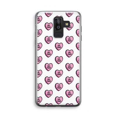 GIRL POWER: Samsung Galaxy J8 (2018) Transparant Hoesje
