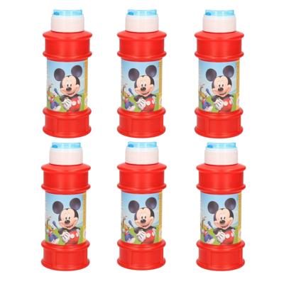 Disney Mickey Mouse bellenblaas - 6x - met spelletje - 175 ml - voor kinderen