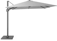 Zweefparasol arizona t2 300x300cm lichtgrijs