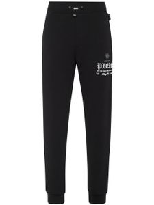 Philipp Plein pantalon de jogging à logo imprimé - Noir