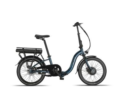 Altec Compact Vouwfiets 20 Inch 39 cm Unisex 7V Hydraulische schijfrem Petrolblauw