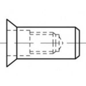 TOOLCRAFT TO-5444316 Popmoer M8 Staal 250 stuk(s)