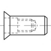 TOOLCRAFT TO-5444316 Popmoer M8 Staal 250 stuk(s)