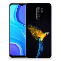 Xiaomi Redmi 9 TPU Hoesje Papegaai