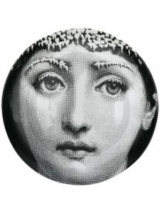 Fornasetti assiette de décoration imprimée - Noir