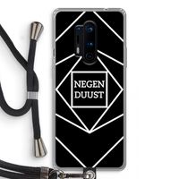 Negenduust geometrisch: OnePlus 8 Pro Transparant Hoesje met koord