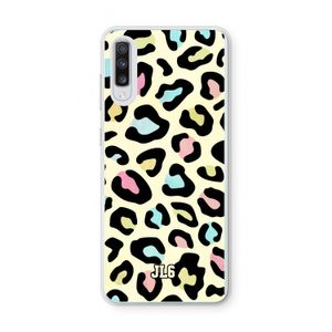 Leopard pattern: Samsung Galaxy A70 Transparant Hoesje