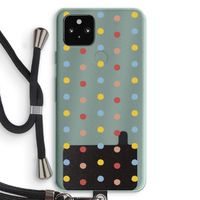 Bollen: Pixel 5a 5G Transparant Hoesje met koord