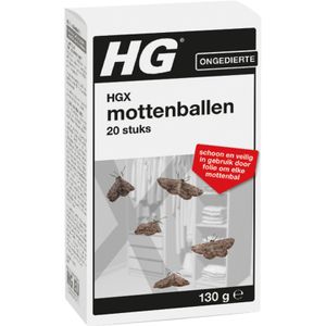 X mottenballen 20 stuks Insecticide