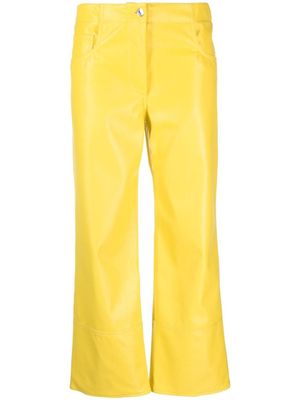 MSGM pantalon ample à coupe courte - Blanc