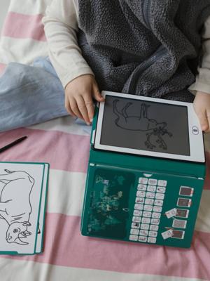 Kidydraw mini KIDYWOLF saliegroen