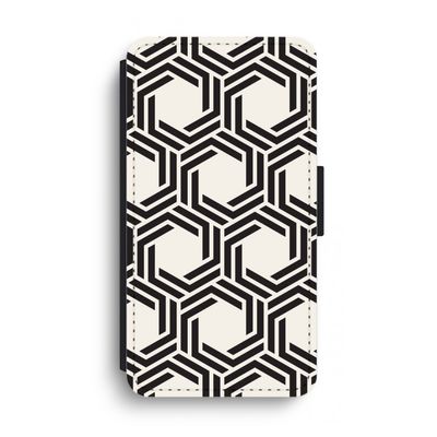 Geometrisch patroon: iPhone XS Max Flip Hoesje