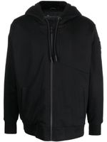 Moose Knuckles hoodie zippé à logo brodé - Noir