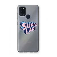 Superlady: Samsung Galaxy A21s Transparant Hoesje