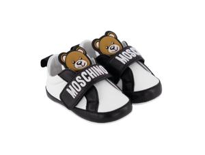 Moschino Baby Bear Sneakers 75821 Wit/Zwart - Maat 16 - Kleur: WitZwart | Soccerfanshop