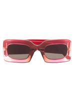 Marc Jacobs Eyewear lunettes de soleil teintées à monture carrée - Rouge