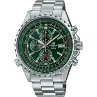 Casio EF-527D-3AVUEF Groen Zilverkleurig (Ø 45 mm) Heren horloge