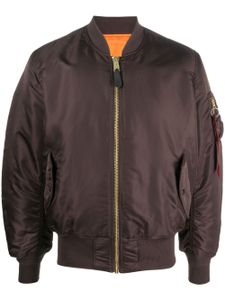 Alpha Industries veste bomber réversible à fermeture zippée - Marron