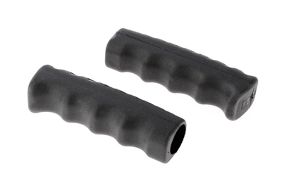 Westphal handvatten &apos;model batavus&apos; 110/110mm, zwart met vingernok grip (werkplaatsverpakking)
