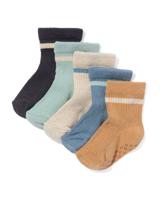 HEMA Babysokjes Bamboe - 5 Paar Bruin (bruin)