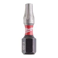 Milwaukee Shockwave schroefbits lang 25mm Torx TX20 (25st)