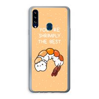 You're Shrimply The Best: Samsung Galaxy A20s Transparant Hoesje