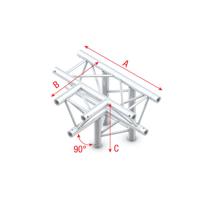 Milos Milos Pro-30 Triangle F Truss - T-Cross + down 4-way - 71 cm