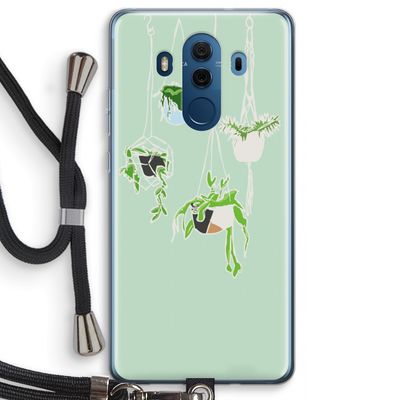 Hang In There: Huawei Mate 10 Pro Transparant Hoesje met koord