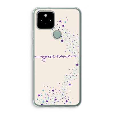 Sterren: Google Pixel 5 Transparant Hoesje
