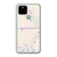 Sterren: Google Pixel 5 Transparant Hoesje Sterren: Google Pixel 5 Transparant Hoesje