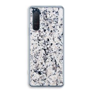 Gespikkelde marmer: Sony Xperia 5 II Transparant Hoesje