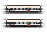 Märklin 43463 H0 set van 2 aanvullende rijtuigen 3 voor de RABe 501 Giruno van de SBB J(A4) 1e klas en K(A3) 1e klas