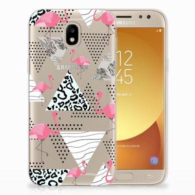 Samsung Galaxy J5 2017 | TPU Hoesje | Flamingo Triangle