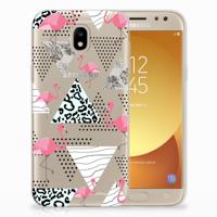 Samsung Galaxy J5 2017 | TPU Hoesje | Flamingo Triangle