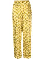 ISABEL MARANT pantalon Piera à imprimé graphique - Jaune - thumbnail