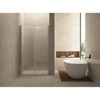 Wiesbaden dubbele pendeldeur in nis 1000x2000 6 mm NANO glas Wiesbaden dubbele pendeldeur in nis 1000x2000 6 mm NANO glas