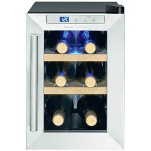 Profi Cook PC-WK 1231 Glaskoelkast 17 l Energielabel: G (A - G) Staand apparaat Inox, Zwart