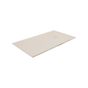 Balmani Impress douchebak 160 x 90 cm composiet mat beige rock structuur