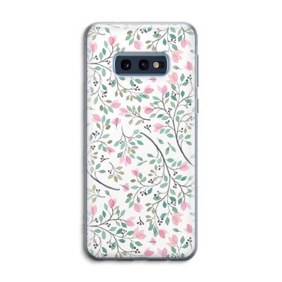 Sierlijke bloemen: Samsung Galaxy S10e Transparant Hoesje