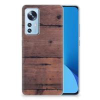 Xiaomi 12 | 12X | Bumper Hoesje | Old Wood