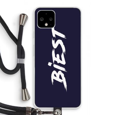 Biest: Pixel 4 Transparant Hoesje met koord