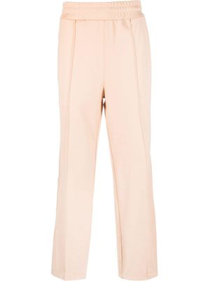 GCDS pantalon de jogging à logo imprimé - Tons neutres