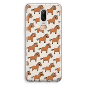 Pony: OnePlus 6 Transparant Hoesje