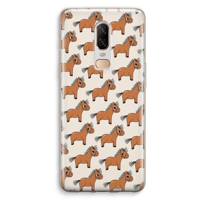 Pony: OnePlus 6 Transparant Hoesje