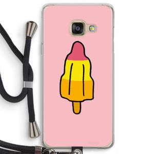 Raketijsje: Samsung Galaxy A3 (2016) Transparant Hoesje met koord