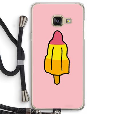 Raketijsje: Samsung Galaxy A3 (2016) Transparant Hoesje met koord